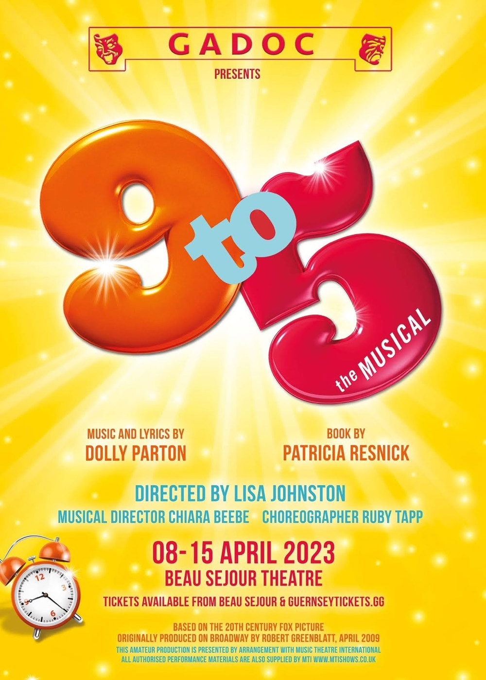 Poster for GADOC Presents: 9 to 5 The Musical