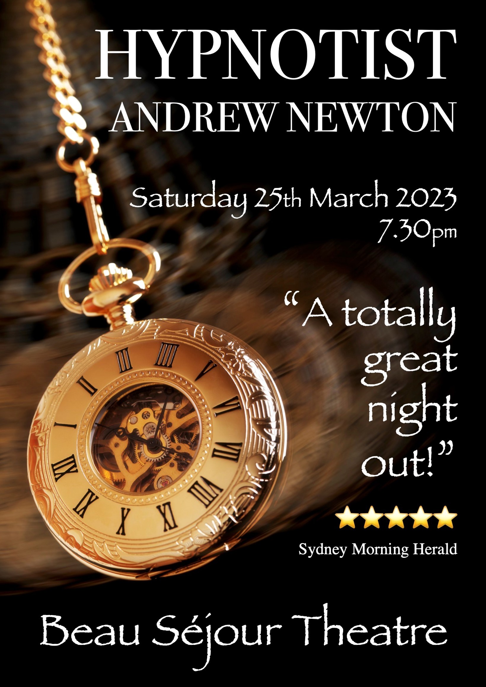 Hypnotist Andrew Newton