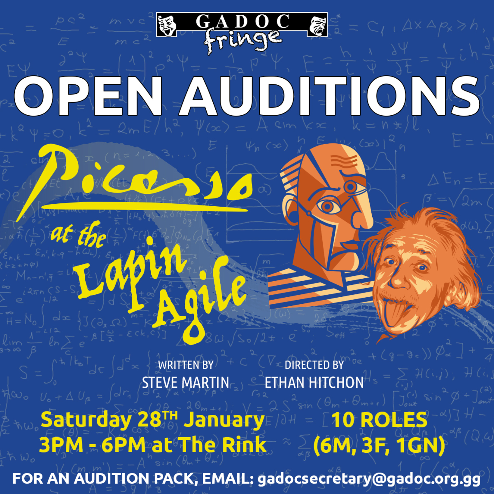 GADOC Picasso at the Lapin Agile - Open Auditions