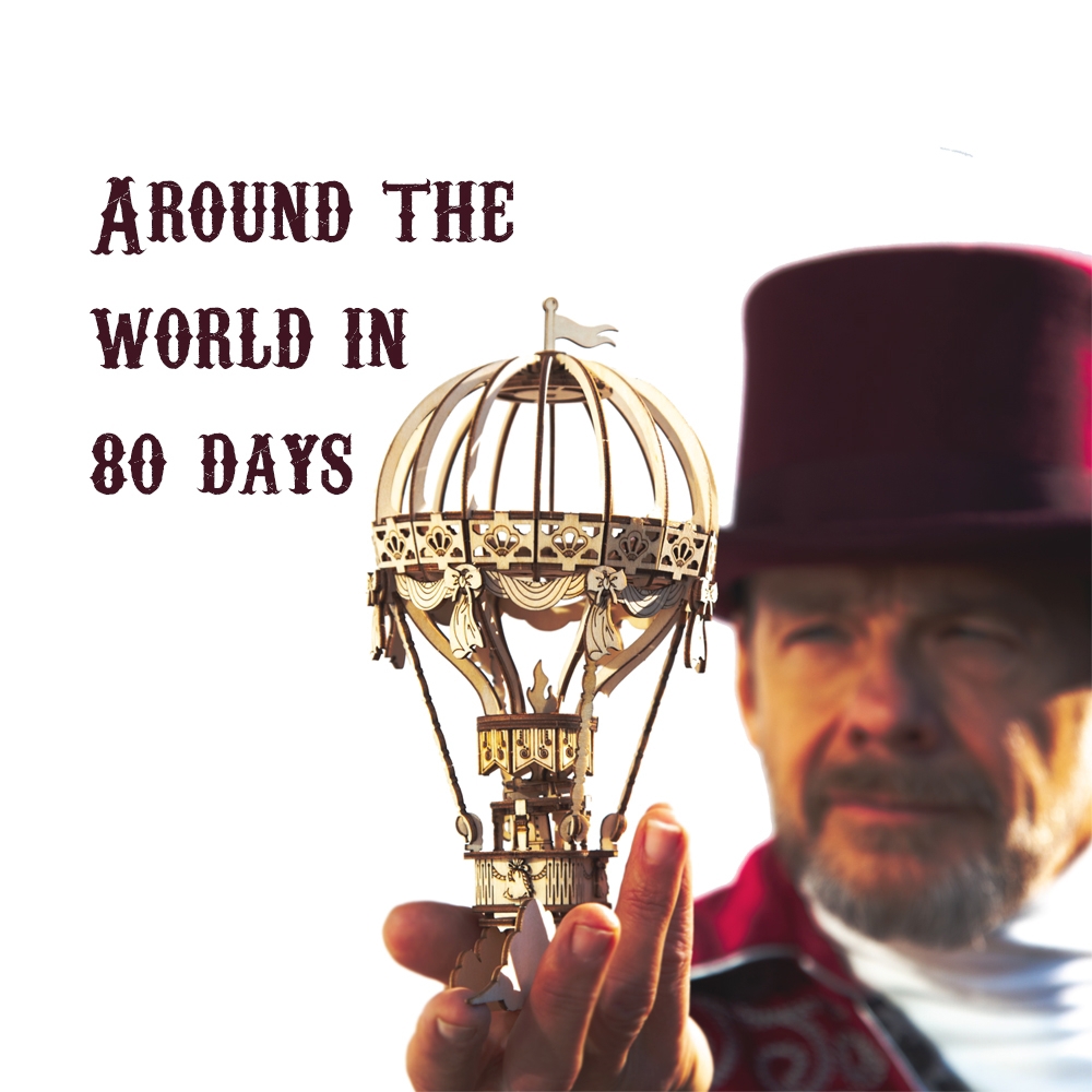 Poster for Tin Whistle Productions presents Around The World In 80 Days