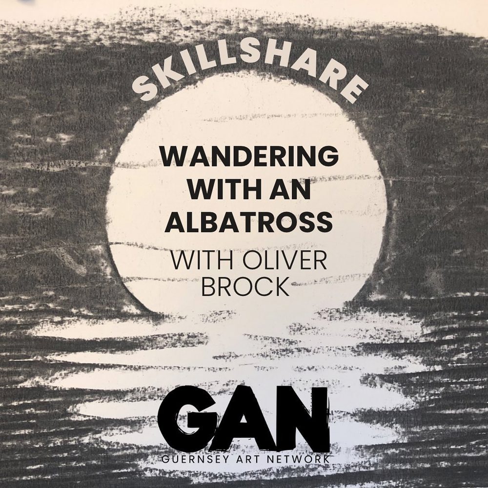 Poster for GAN Skillshare: 'Wandering with an Albatross' with Oliver Brock