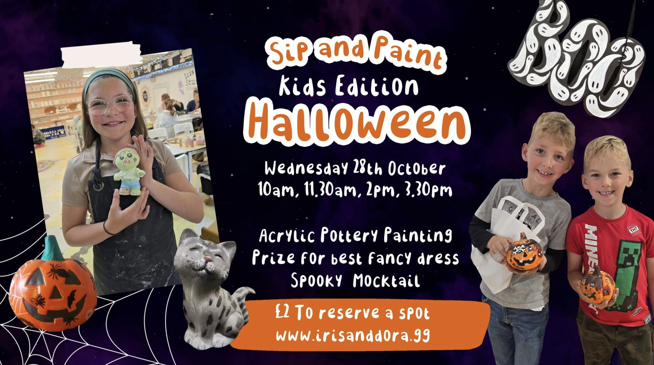 Sip & Paint: Kids Halloween Edition