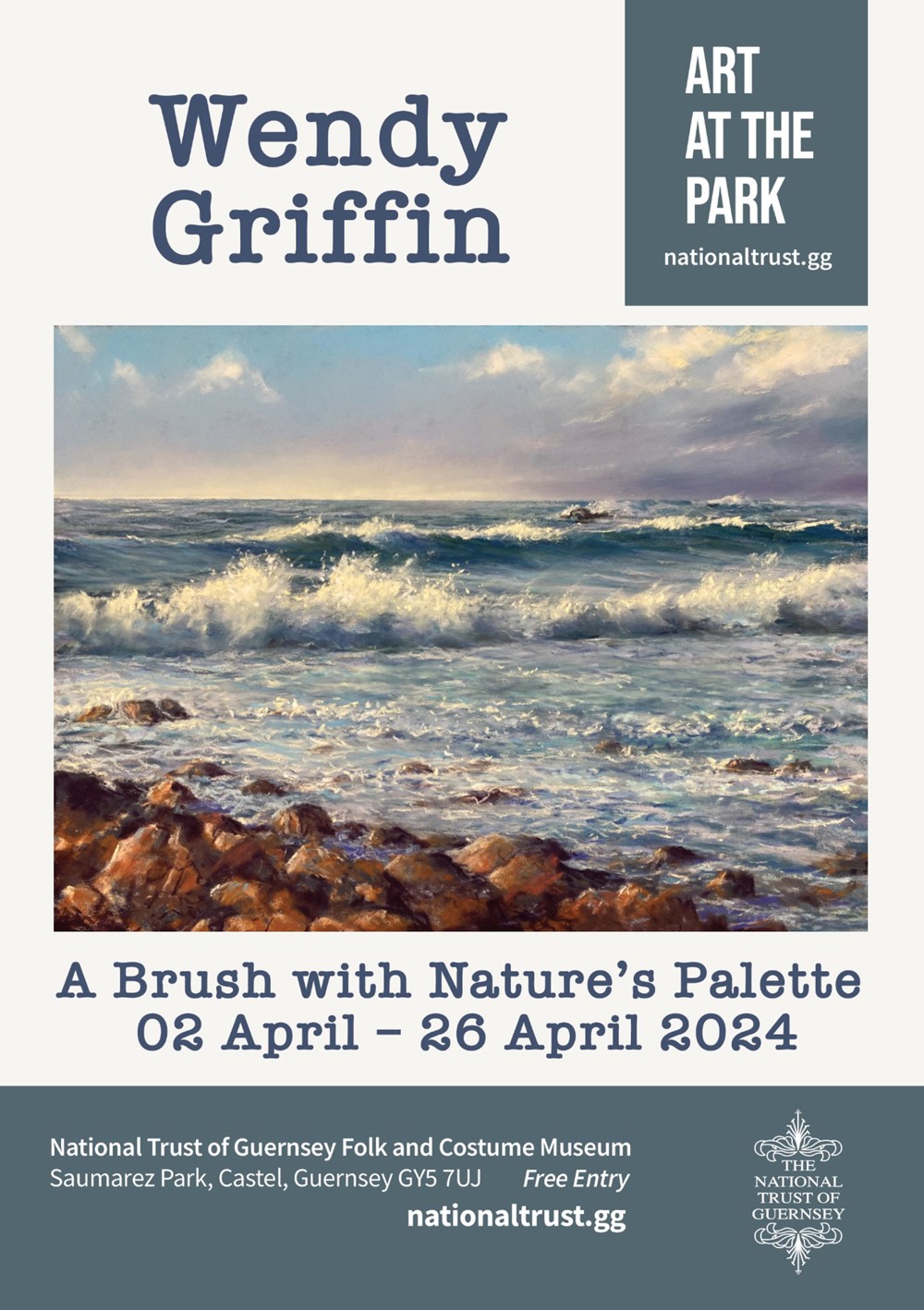 Poster for Art at The Park: ‘A Brush with Nature’s Palette’ by Wendy Griffin