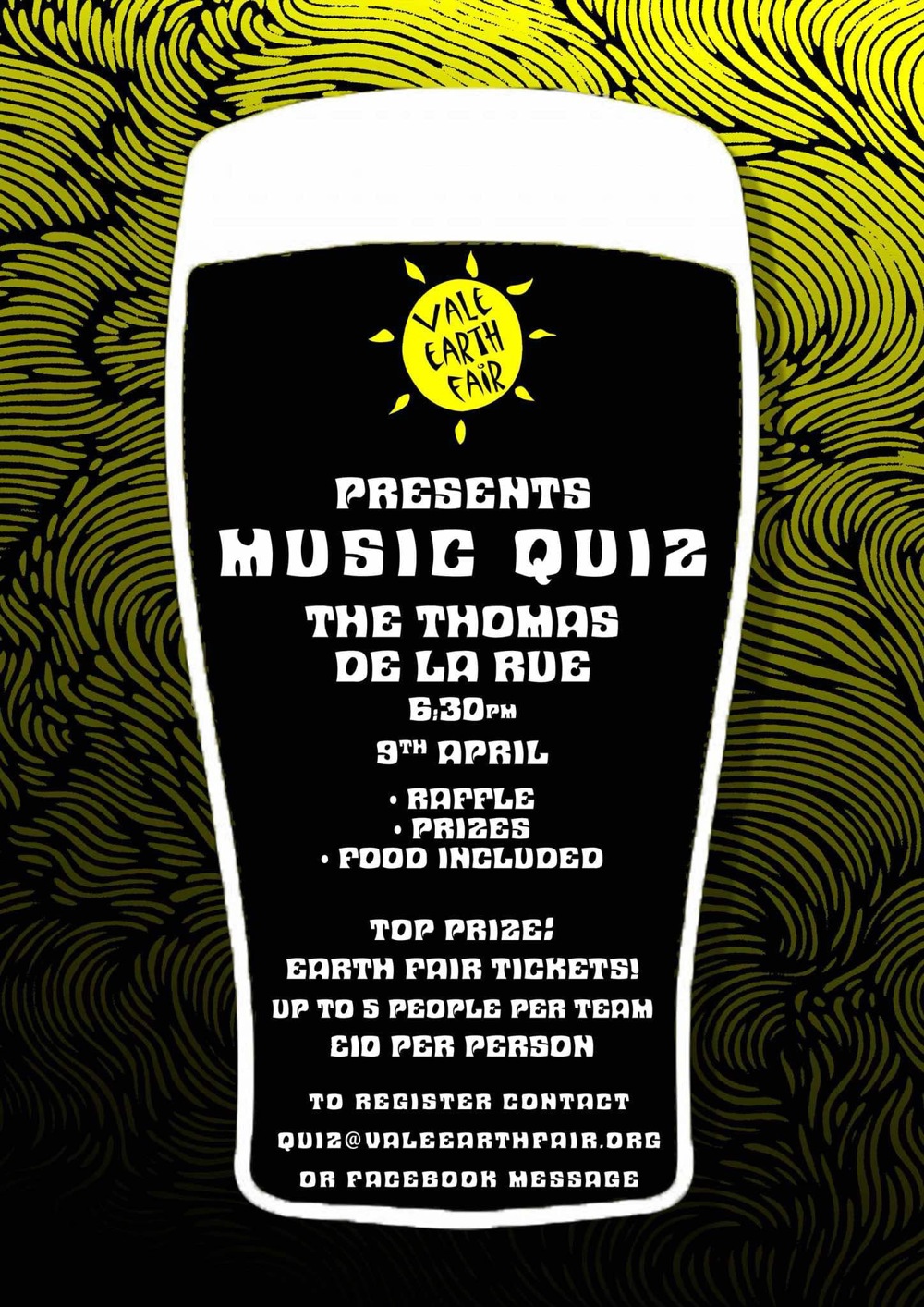Poster for VEF Quiz Night 2025