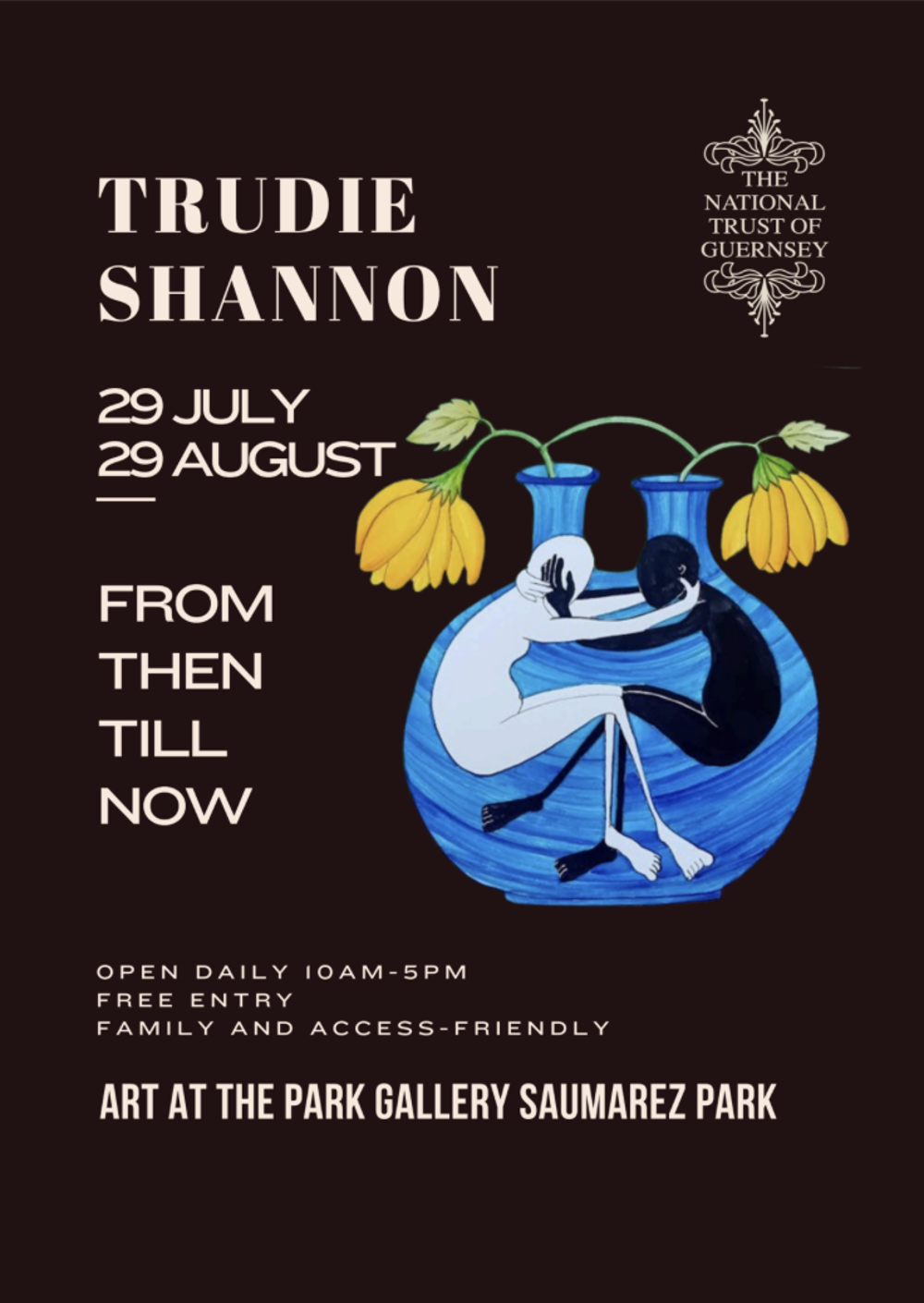 Poster for ‘From Then Till Now’ by Trudie Shannon