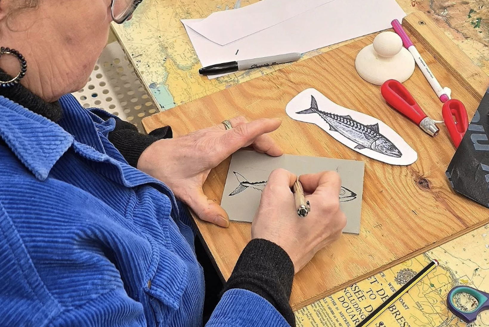 3 Week Lino Cutting & Printmaking Course: Starts Monday 26th September
