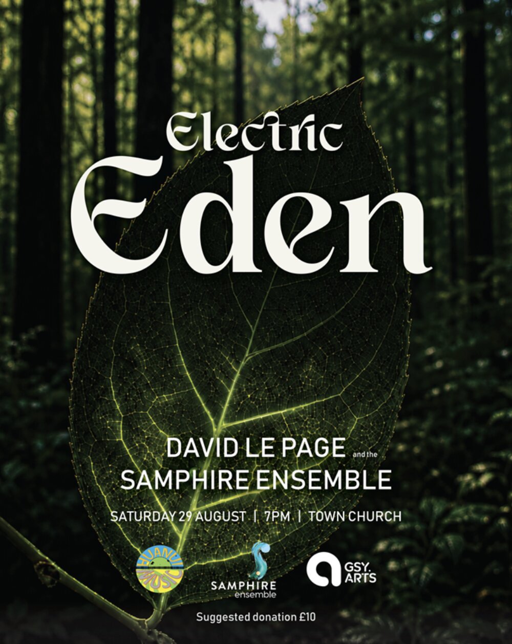 Poster for Samphire Ensemble presents Electric Eden