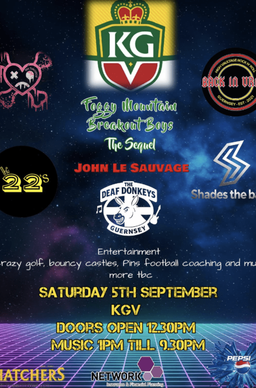 Poster for KGV Music Festival