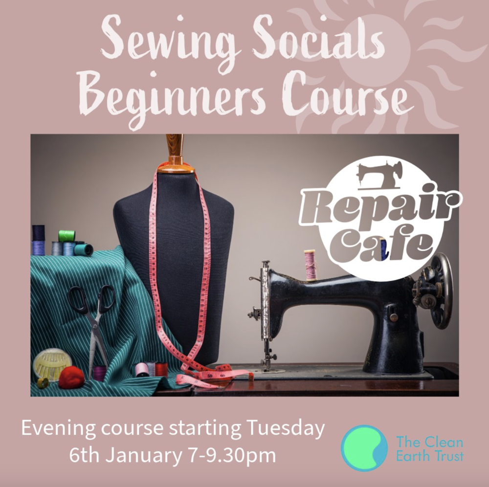 Poster for Sewing Socials - January Beginners