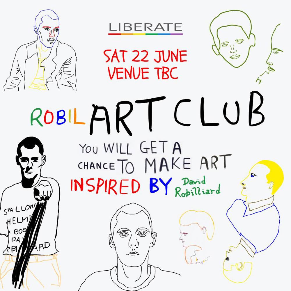 Poster for Liberate Art Club