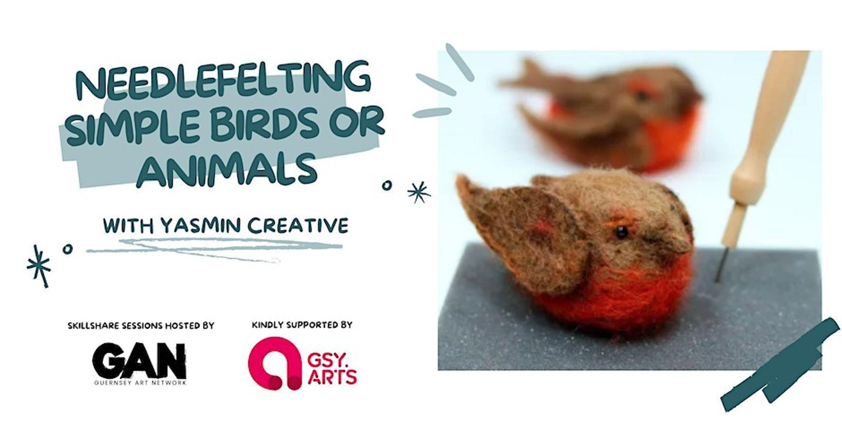 Needlefelting Simple Birds or Animals