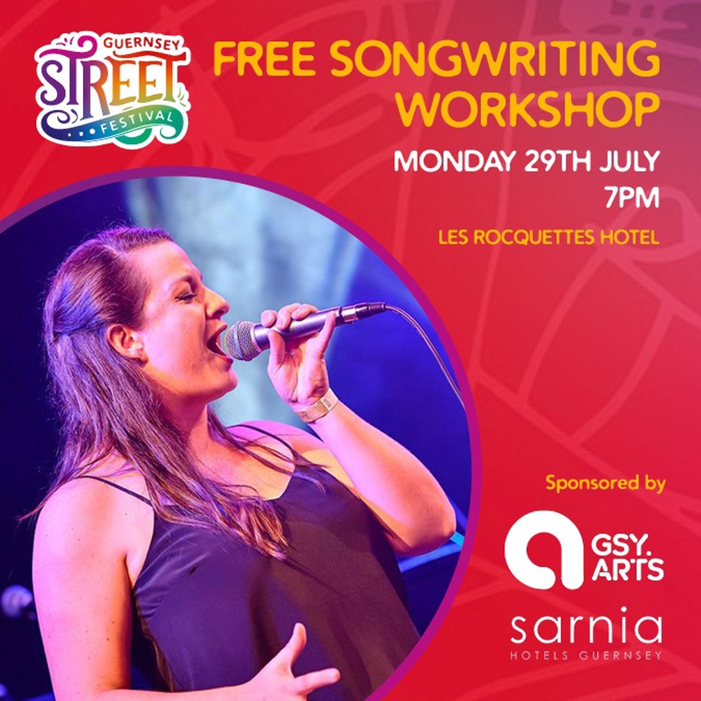 Poster for FREE Songwriting Workshop