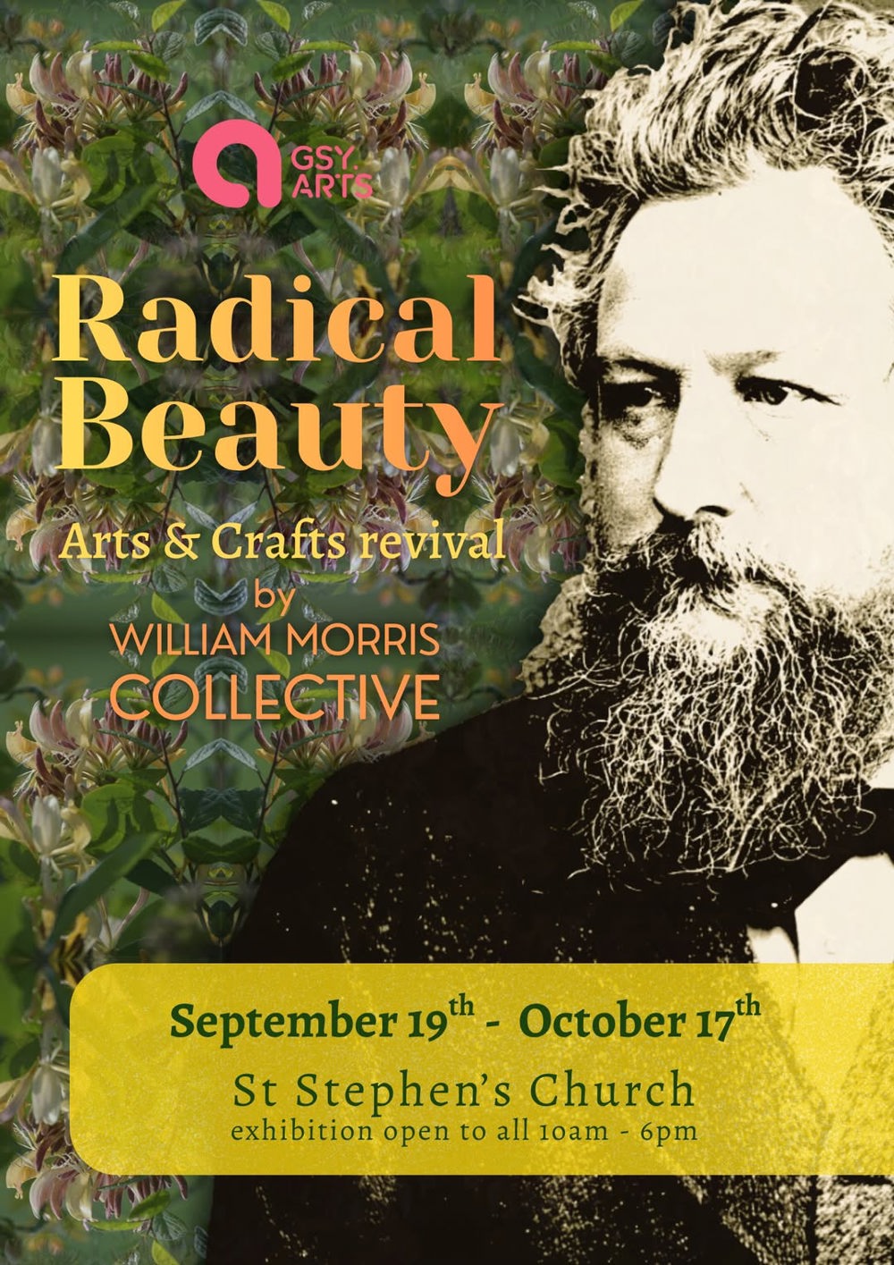 Poster for The William Morris Collective presents: Radical Beauty