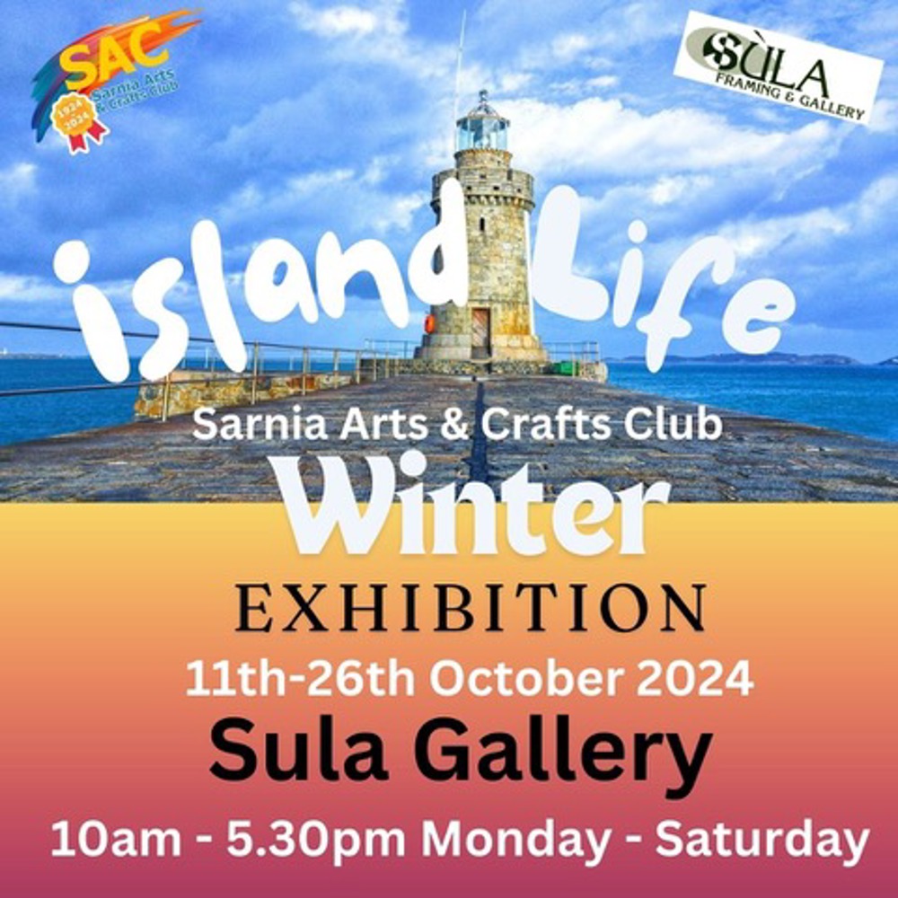 Poster for Island Life by Sarnia Arts and Crafts