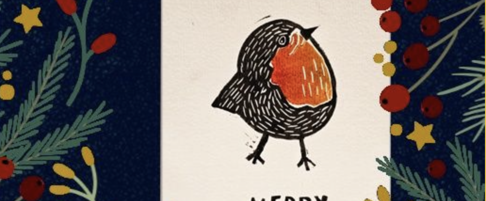 Lino Print Your Own Christmas Cards - Handmade Christmas