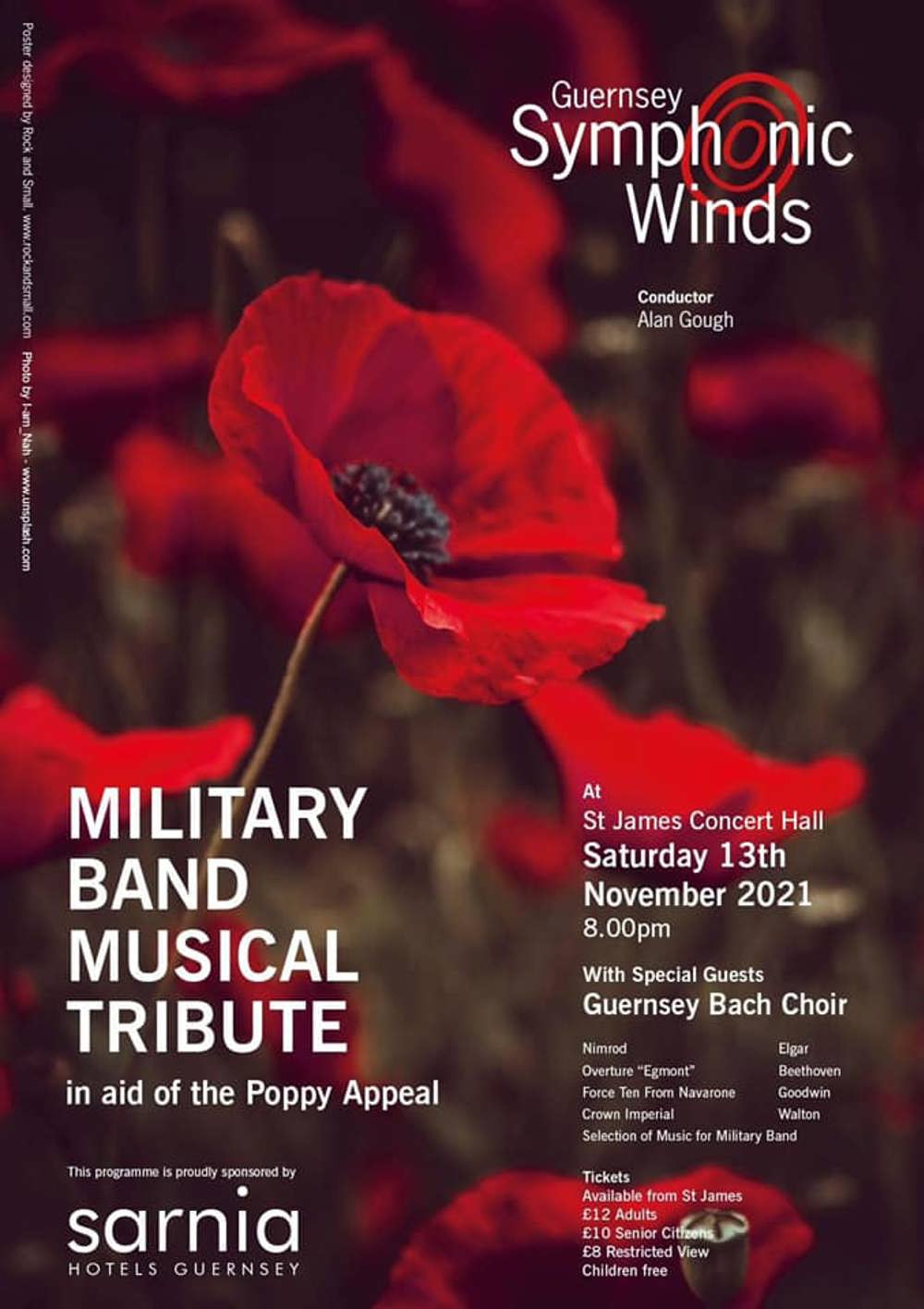Poster for Guernsey Symphonic Winds: Military Band Musical Tribute