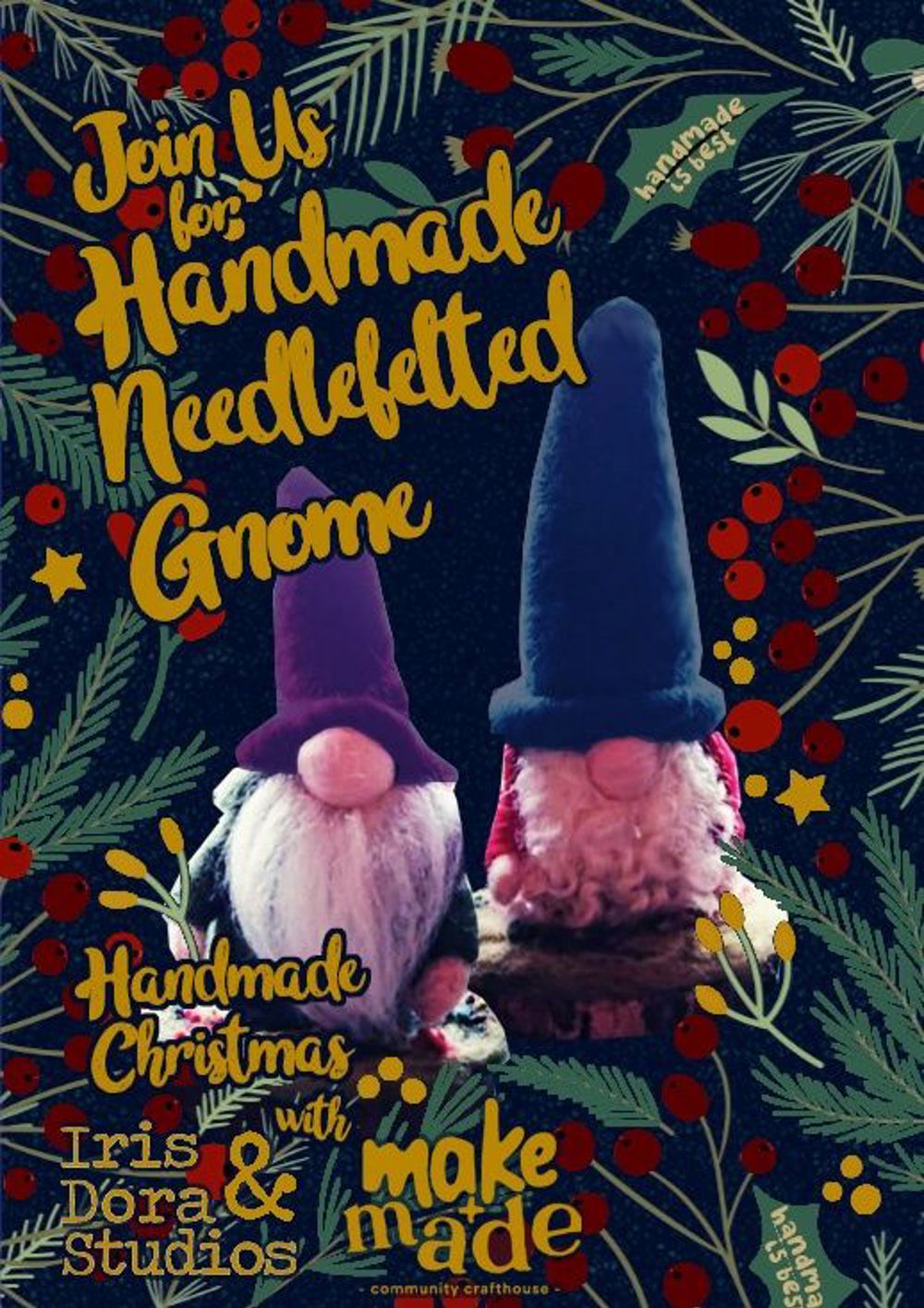 Poster for Needlefelt a Gnome - Handmade Christmas