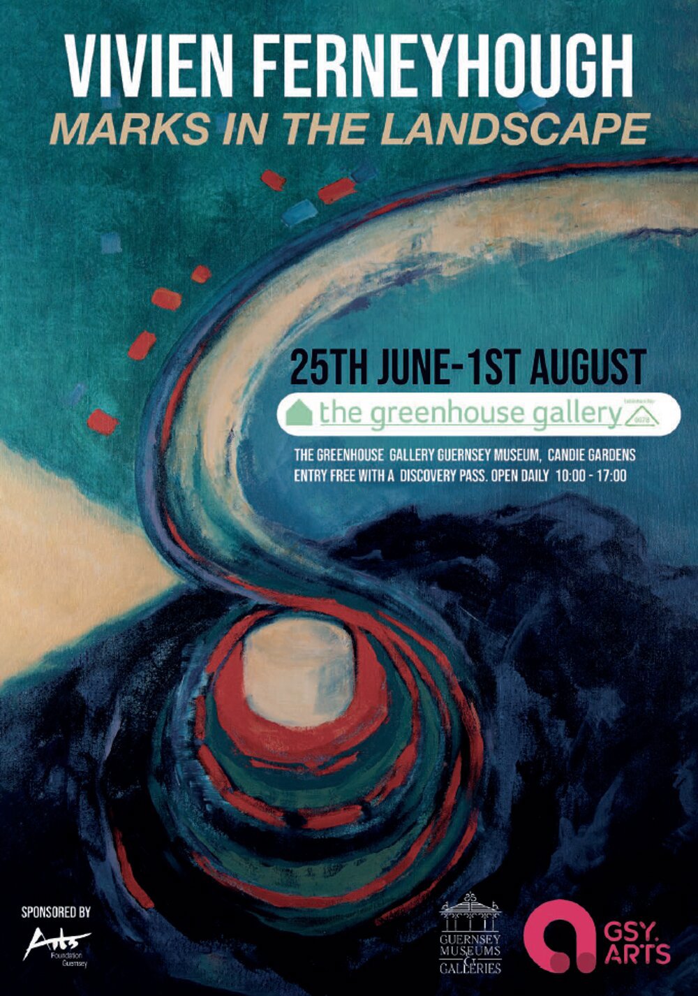 Poster for Vivien Ferneyhough - Marks In The landscape