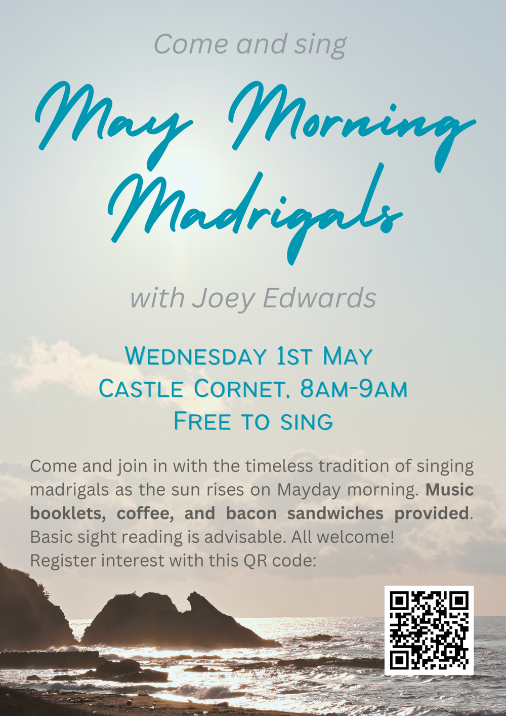 Poster for May Morning Madrigals