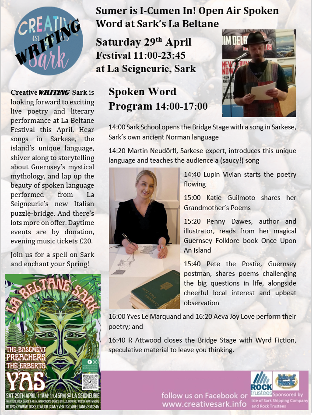 Poster for La Beltane - Sark's May Day Celebrations