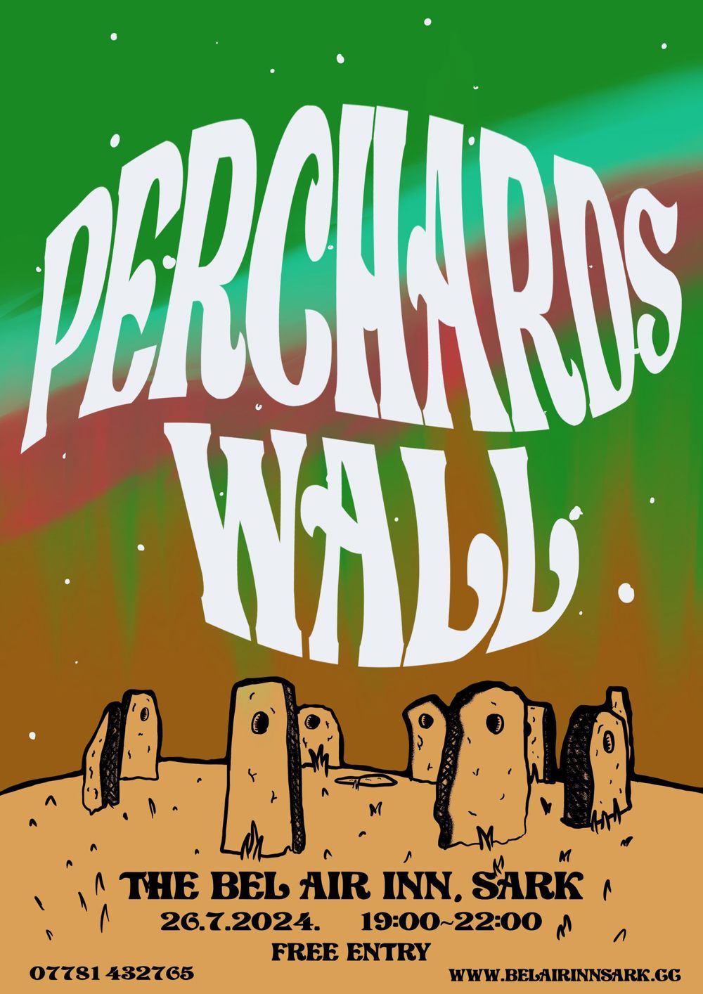 Poster for Perchard's Wall at The Bel Air Inn