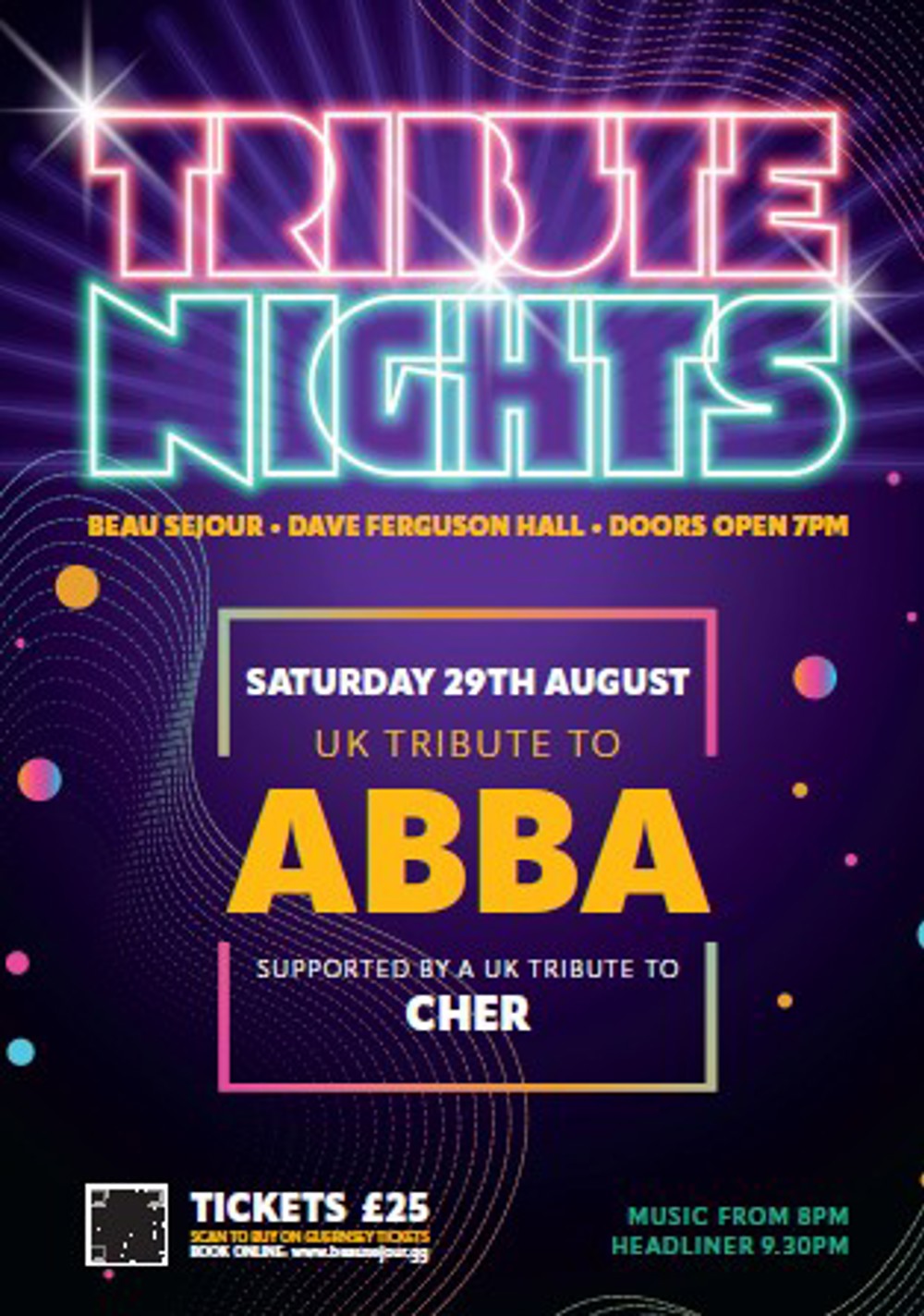 Poster for ABBA and Cher Tribute