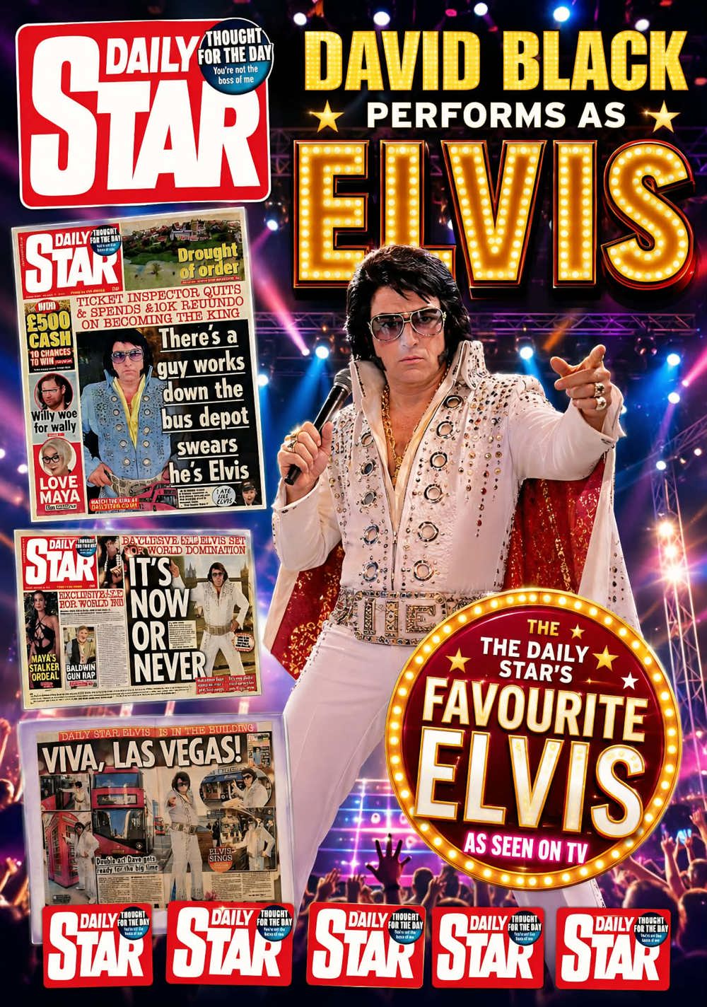 Poster for ELVIS - A Tribute