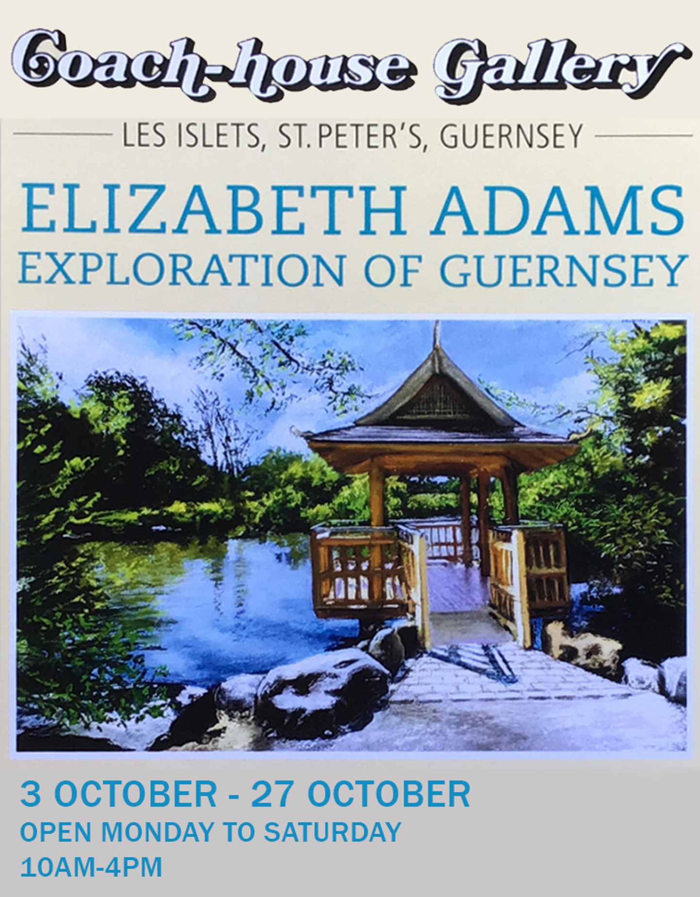 Exploration of Guernsey - an exhibition by Elizabeth Adams