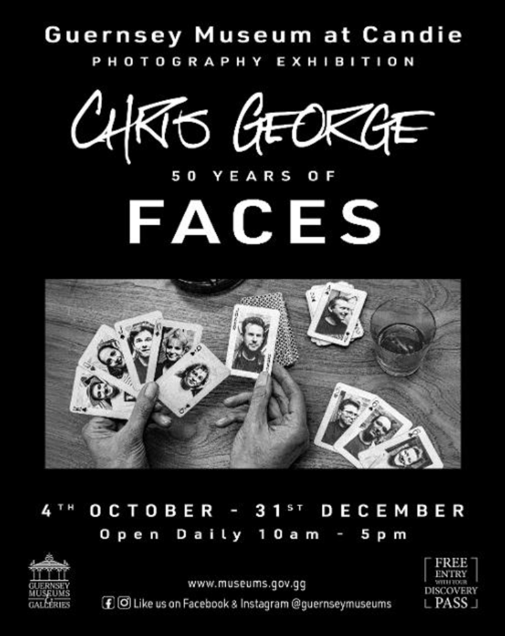 Poster for Chris George: 50 Years of Faces